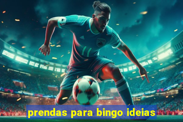 prendas para bingo ideias